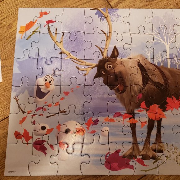 DISNEY FROZEN PUZZLE - 48 PIECE - OLAF and SVEN - Picture 3 of 5